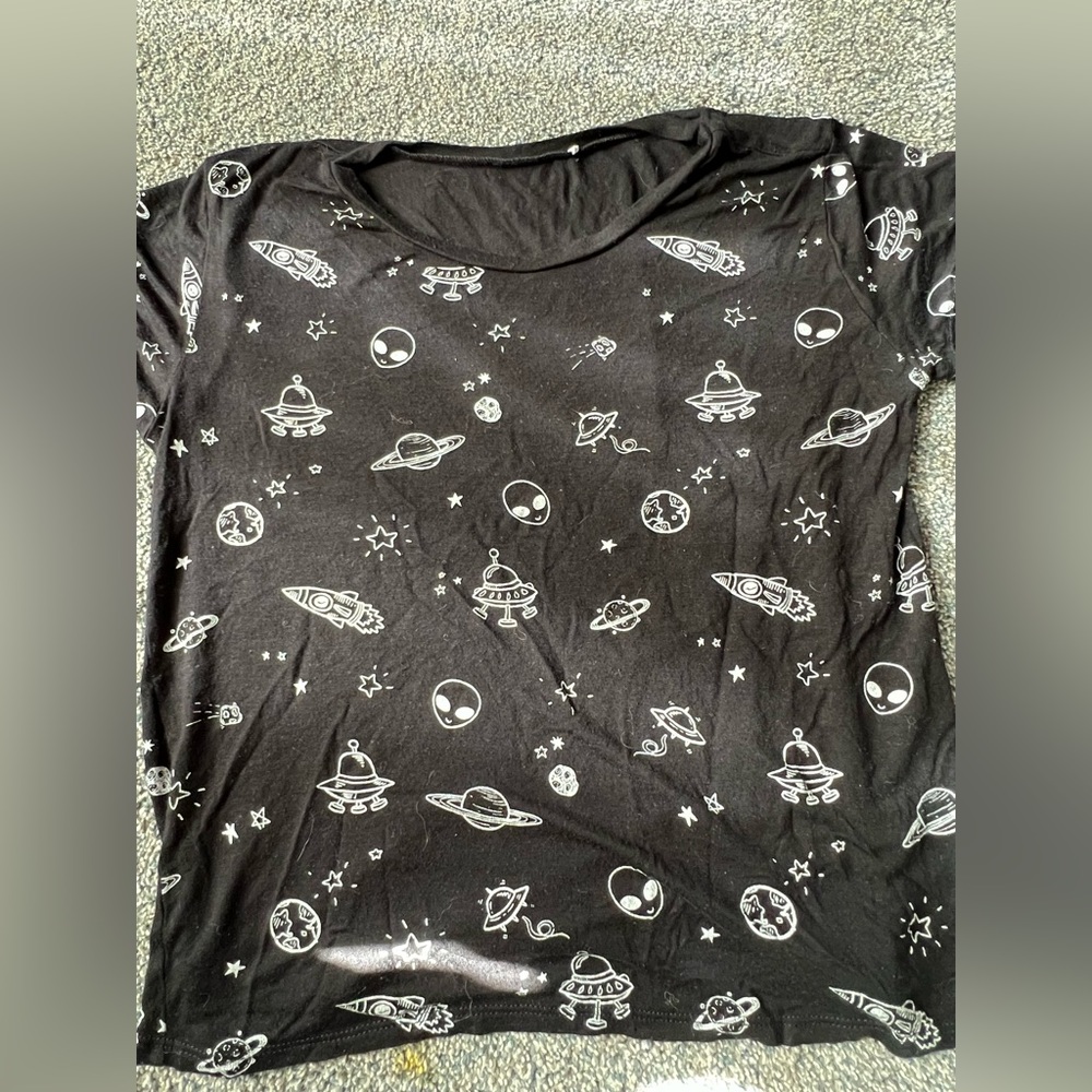 Alien and Space shirt